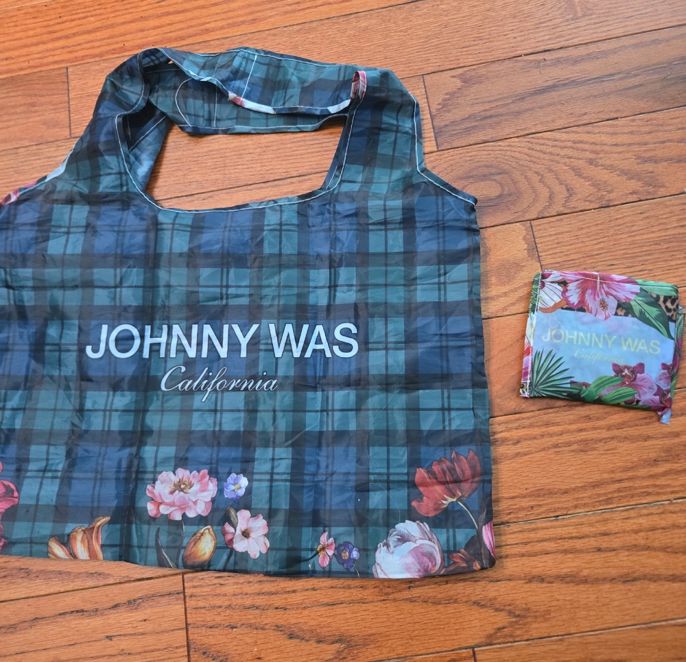 Johnny Was  Floral Foldable Tote